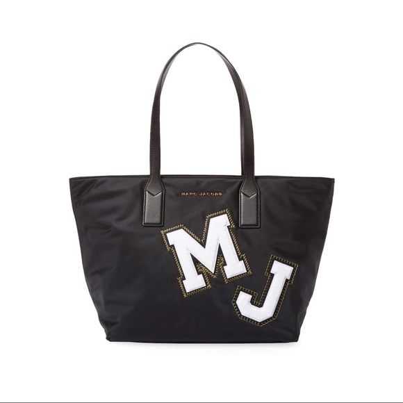 Marc Jacobs Handbags - Marc Jacobs Nylon Black Patch Tote Bag